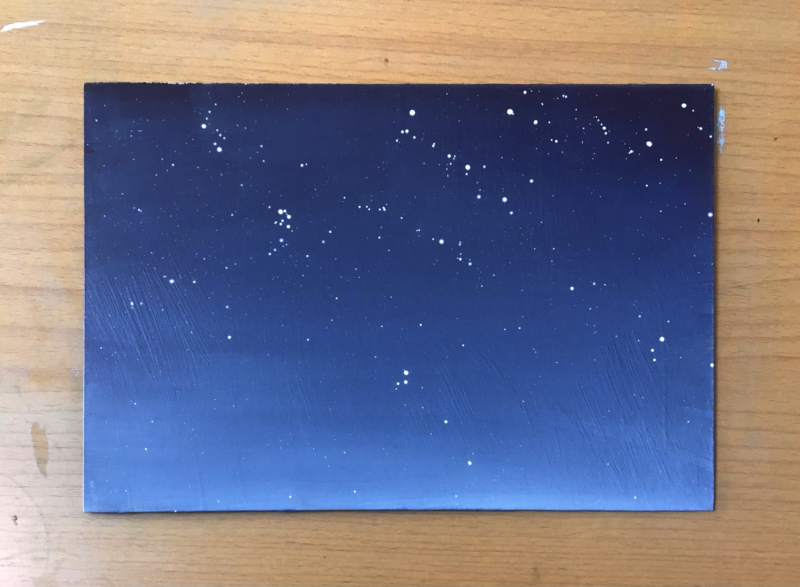 油絵できらめく星空を描こう 分かりやすく手順を解説 Akira Kusaka Studio