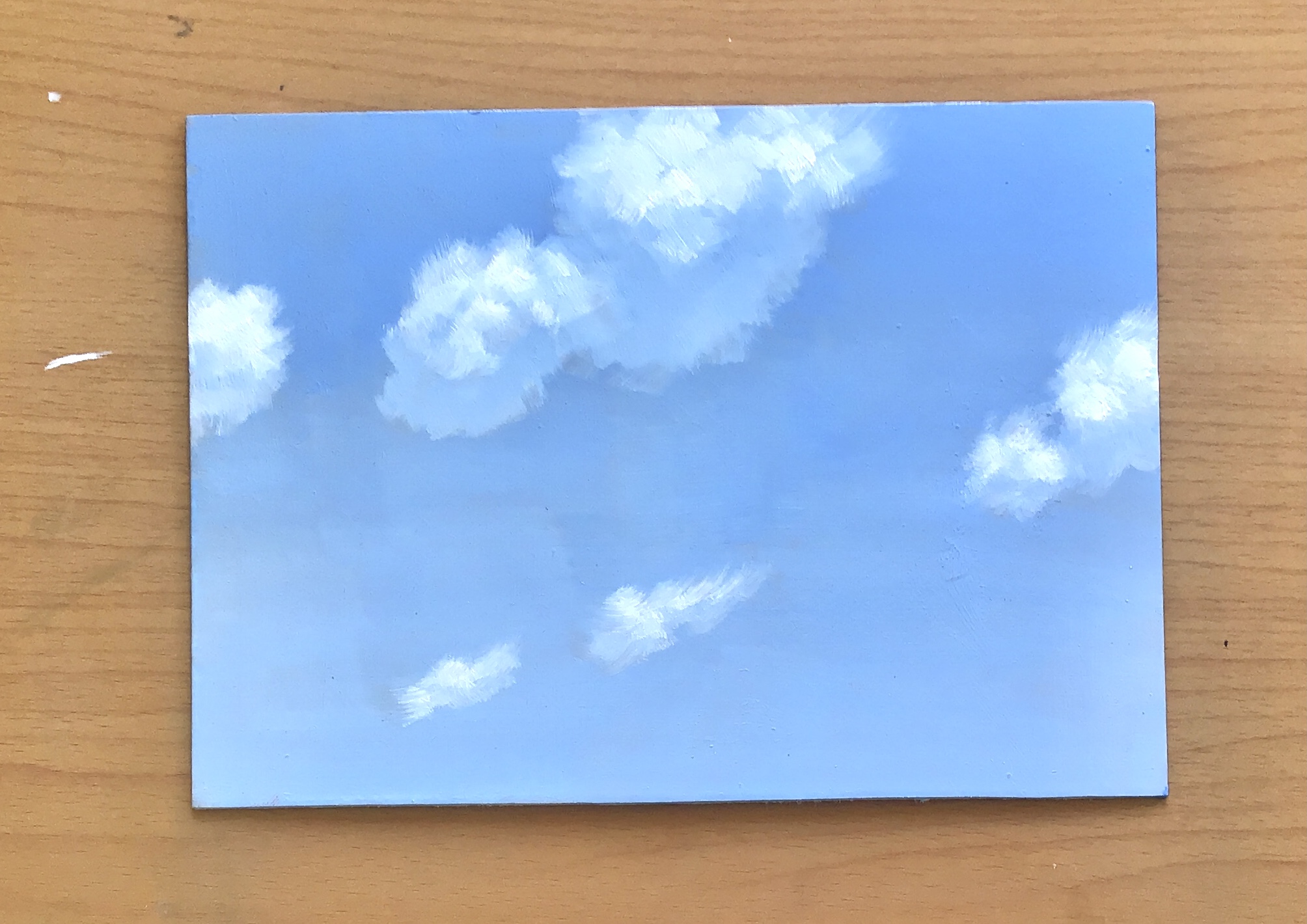 油絵で青空と白い雲を描こう！簡単に描けるコツを紹介！ | Akira Kusaka Studio