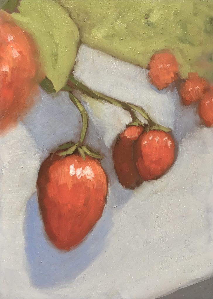 油絵で果物を描いてみた！レモンの木・イチゴ畑・さくらんぼ | Akira 